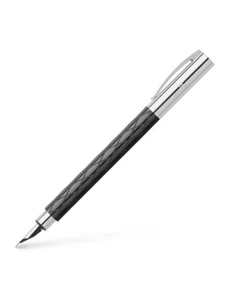FC148921,Stilou ambition rhombus negru f faber-castell