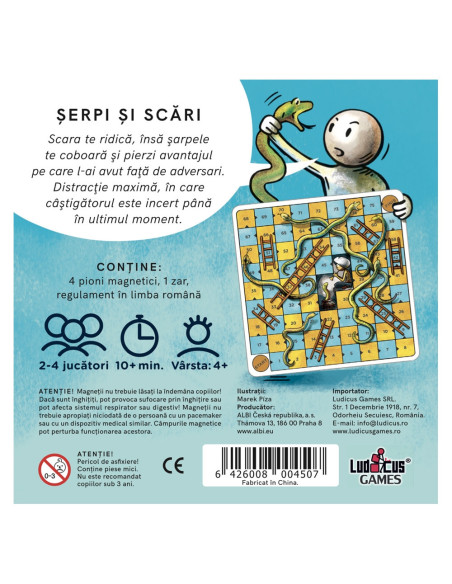 Joc magnetic - Serpi si scari,ALBI4507