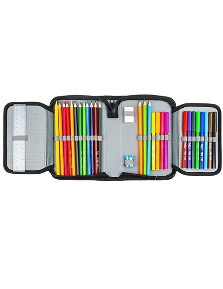 Penar echipat YOLLO, 1 fermoar, 2 extensii, 30 piese, Motiv unicorn