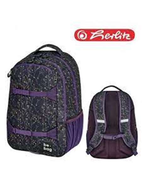 24800136,Rucsac HERLITZ be bag, Model be explorer, Motiv flower wall