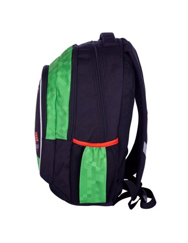 Set scoala Time to mine - Ghiozdan, Sac incaltaminte, Motiv Miinecraft