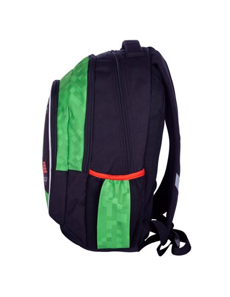 Set scoala Time to mine - Ghiozdan, Sac incaltaminte, Motiv Miinecraft