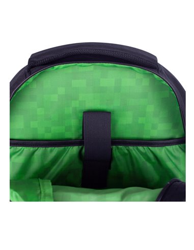 Set scoala Time to mine - Ghiozdan, Sac incaltaminte, Motiv Miinecraft