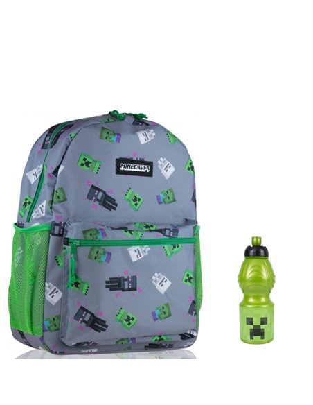 Set scoala ASTRA  5 -  Ghiozdan, Sac incaltaminte, Motiv Minecraft