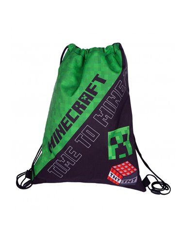 Set scoala ASTRA  Time to mine 2 - Ghiozdan, Sac incaltaminte, Motiv Minecraft