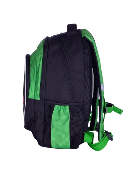 Set scoala ASTRA  Time to mine 2 - Ghiozdan, Sac incaltaminte, Motiv Minecraft