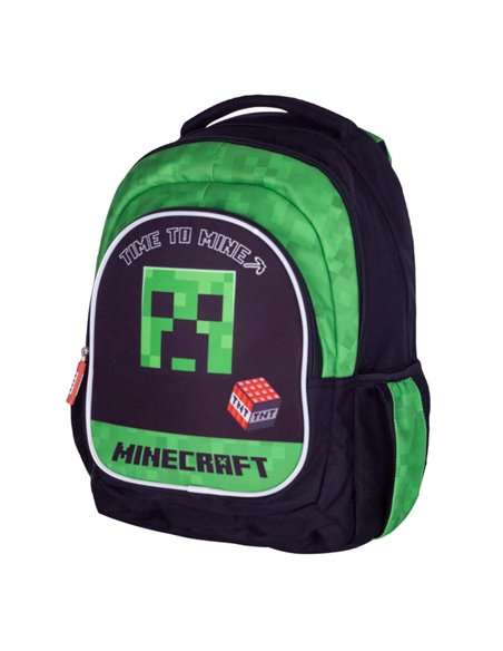 Set scoala ASTRA  Time to mine 2 - Ghiozdan, Sac incaltaminte, Motiv Minecraft