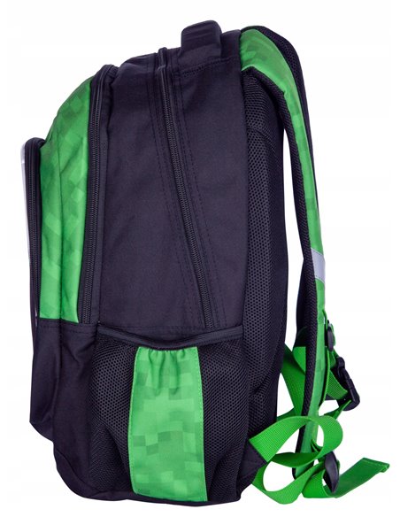 Set scoala Minecraft Alex & Steven - Ghiozdan si Sac incaltaminte