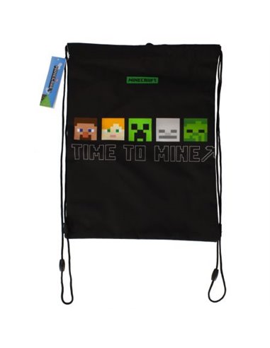 Set scoala Minecraft Alex & Steven - Ghiozdan si Sac incaltaminte