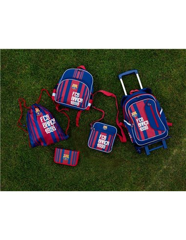 Set gradinita Barcelona - Ghiozdan, Penar etui, Motiv sport, fotball