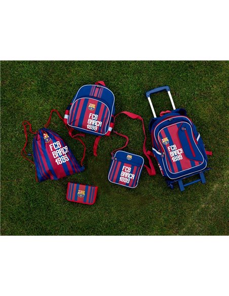 Set gradinita Barcelona - Ghiozdan, Penar etui, Motiv sport, fotball
