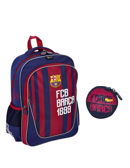 Set scoala Barcelona 12 -  Ghiozdan, Penar etui, Motiv sport, fotball