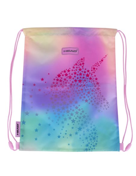 Set Scoala Unicorn Ombre - Ghiozdan, Penar Neechipat cu 2 fermoare si Sac incaltaminte