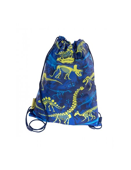 Set scoala Dinozaur - Ghiozdan, penar neechipat cu 1 fermoar si sac incaltaminte