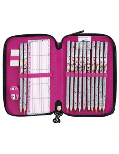 Penar echipat DERFORM 2 fermoare CLEO&FRANK 23, Motiv caine