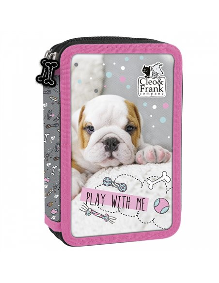 Penar echipat DERFORM 2 fermoare CLEO&FRANK 23, Motiv caine