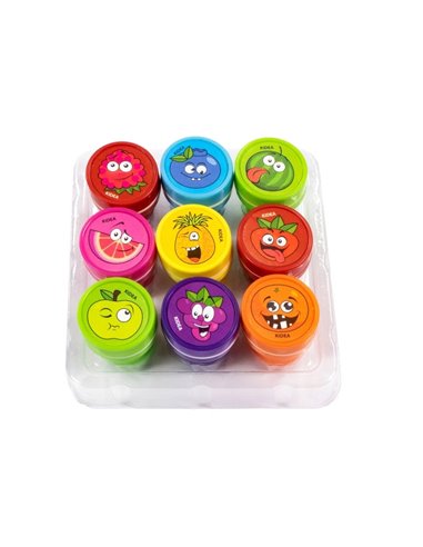 Stampila Derform 9 Buc/Set, Motiv fructe