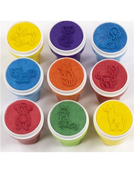 Stampila decorativa Derform 9 buc/set, Motiv animale