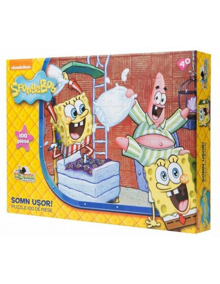 Puzzle Spongebob - Somn usor, 100 piese Puzzle Spongebob - Somn usor, 100 piese