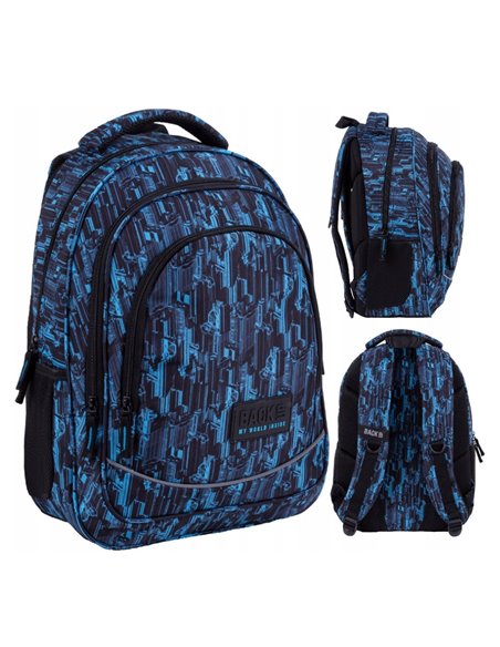 Set scoala Backup - Ghiozdan, Penar etui, Motiv City