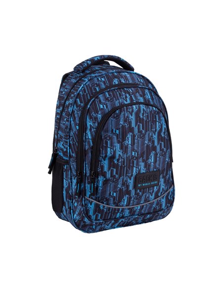 Set scoala Backup - Ghiozdan, Penar etui, Motiv City
