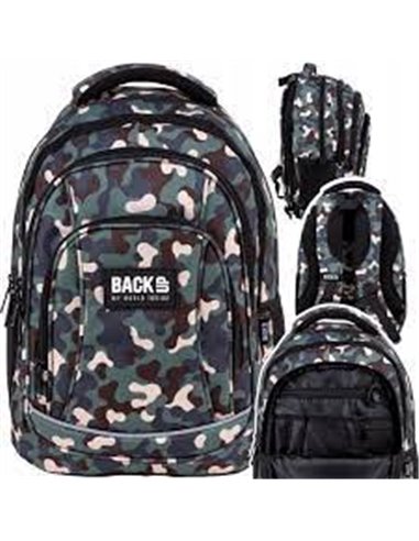 Set scoala Backup - Ghiozdan, Penar etui si Sac de incaltaminte, Motiv Army 2