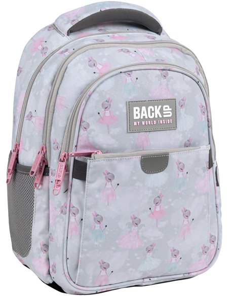 Set scoala Backup - Ghiozdan, Penar etui, Motiv balerina