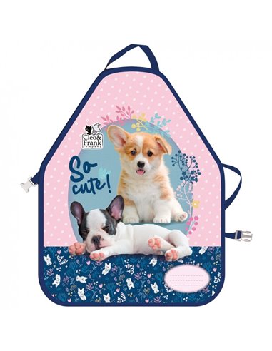 Set gradinita CLEO&FRANK 34 - Ghiozdan, Penar etui, Motiv caine