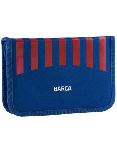 Set scoala Barcelona 8 - Ghiozdan ergonomic, Penar 1 fermoar, Penar etui, Motiv sport, fotball