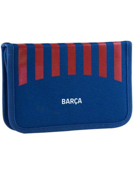 Set scoala Barcelona 8 - Ghiozdan ergonomic, Penar 1 fermoar, Penar etui, Motiv sport, fotball