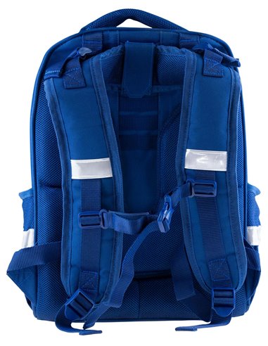 Set scoala Barcelona 8 - Ghiozdan ergonomic, Penar 1 fermoar, Penar etui, Motiv sport, fotball