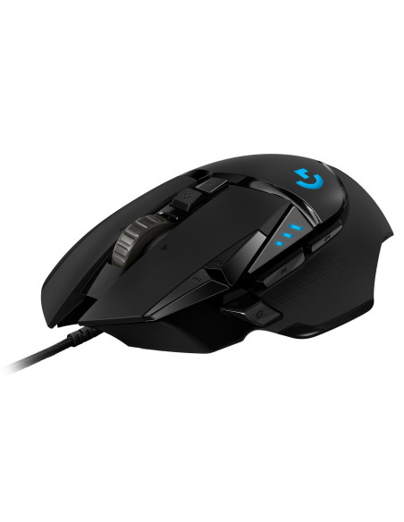 MOUSE LOGITECH, "G502", gaming, cu fir, USB, optic, 16000 dpi