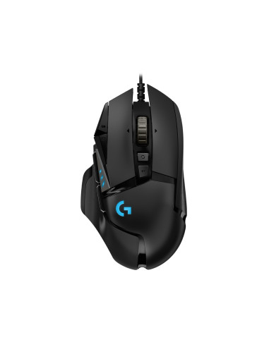 MOUSE LOGITECH, "G502", gaming, cu fir, USB, optic, 16000 dpi