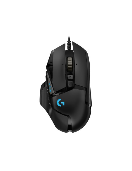 MOUSE LOGITECH, "G502", gaming, cu fir, USB, optic, 16000 dpi