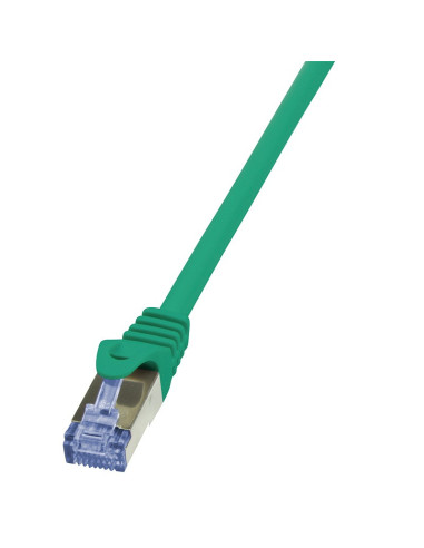 PATCH CORD S/FTP LOGILINK Cat6a, LSZH, cupru, 7.5 m, verde