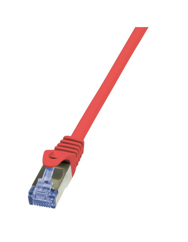 PATCH CORD S/FTP LOGILINK Cat6a, LSZH, cupru, 10 m, rosu