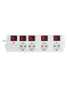 PRELUNGITOR LOGILINK, Schuko x 4, conectare prin Schuko (T)