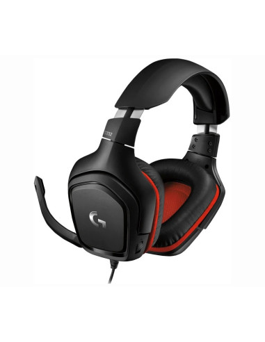 CASTI LOGITECH - gaming, "G332 Leatherette", cu fir, gaming