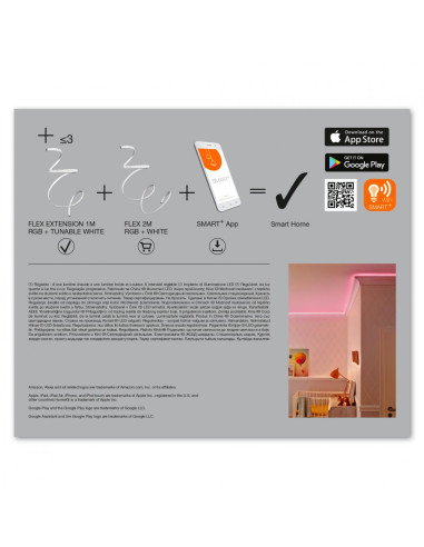 BANDA LED smart LED Osram, soclu integrat, putere 3.6W, forma