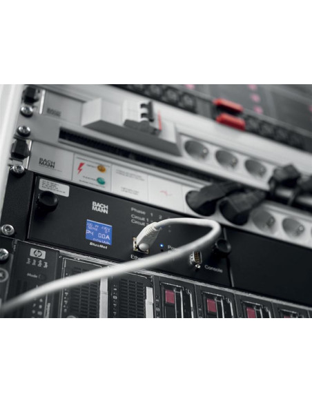 PDU BACHMANN, 1U pt. rack 19 inch, 6 prize IEC | 3 x scoket