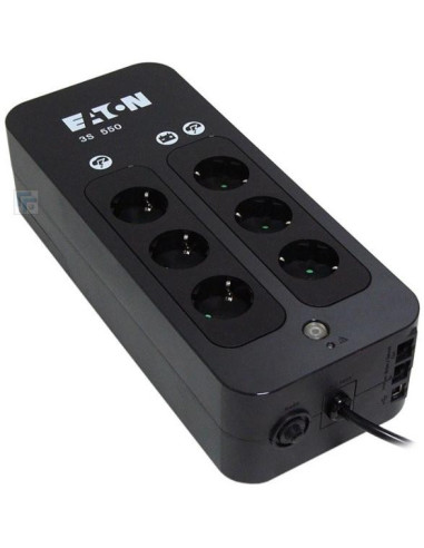 UPS Eaton, Offline, Tower, 330 W, fara AVR, Schuko x 6, LED
