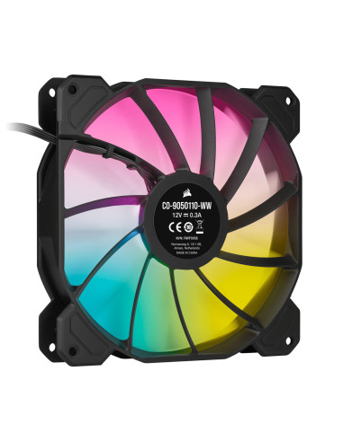 VENTILATOR Corsair, pt carcasa PC, 140 mm, 1200 rpm, LED RGB, 1