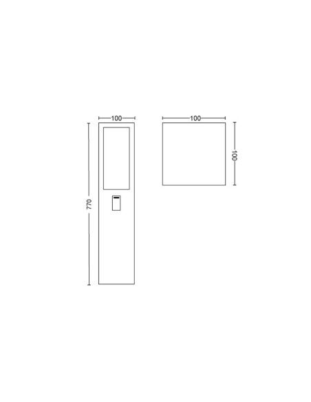 STALP LED PHILIPS HUE IMPRESS 77CM "000008718696170519"