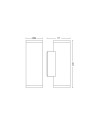 LAMPA DE PERETE PHILIPS HUE EXT. APPEAR "000008718696174371"