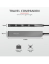 Trust Halyx Aluminium 4 Mini USB Hub "TR-23786" (include TV
