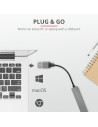 Trust Halyx Aluminium 4 Mini USB Hub "TR-23786" (include TV