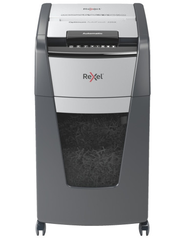 Distrugator automat documente Rexel OPTIMUM 225X, 225 coli, P4