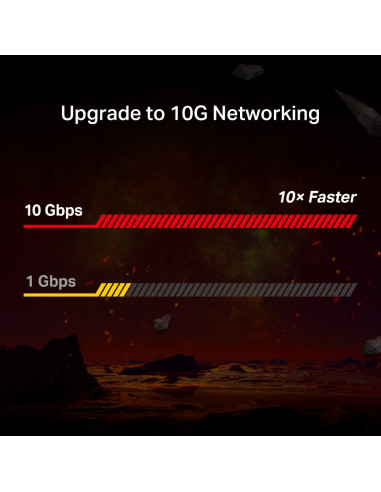 PLACA RETEA TP-LINK, intern, PCI-E, port RJ-45, 10000 Mbps