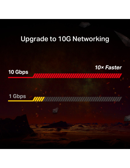 PLACA RETEA TP-LINK, intern, PCI-E, port RJ-45, 10000 Mbps