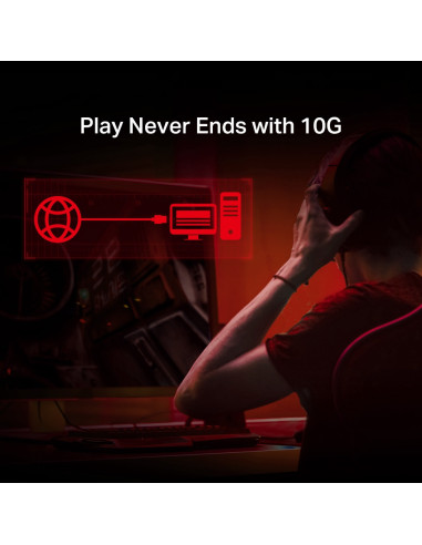 PLACA RETEA TP-LINK, intern, PCI-E, port RJ-45, 10000 Mbps